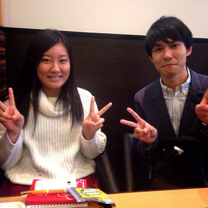 発起人の櫻井くんと後輩のなつきちゃん!