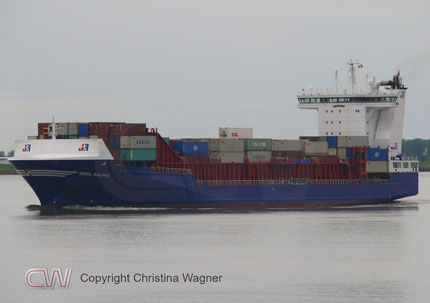 OOCL RAUMA, Containerschiff JR shipping