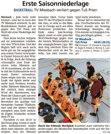 Bericht im Miesbacher Merkur am 29. November 2023 - Zum Vergrößern klicken