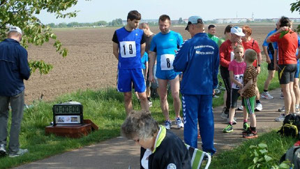 Florian und Sebastian beim Start