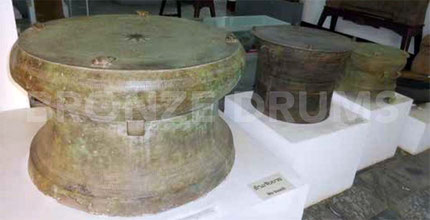 Fig. 16. Paksé PM bronze drums trio