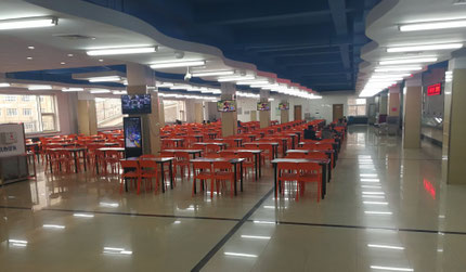 中国語学留学　大連 遼寧師範大学　学生食堂北山食府内