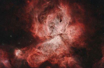 emission nebula, Carina, nebula, Namibia, randnebel, rim nebula, narrowband astrophotography, Jill, Linda, Krattiger