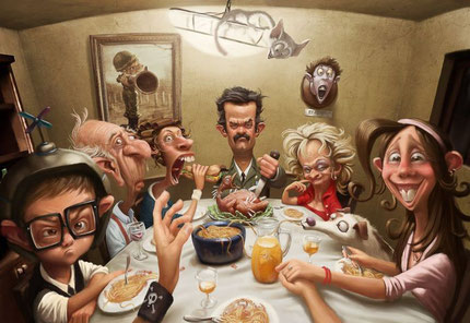 Un repas de famille !! lol ;-)