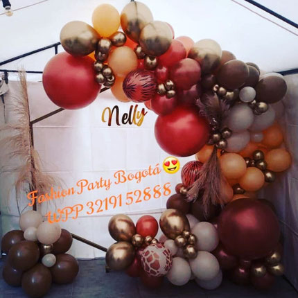 Decoracion en Globos Inflados con helio en Bogota a Domicilio