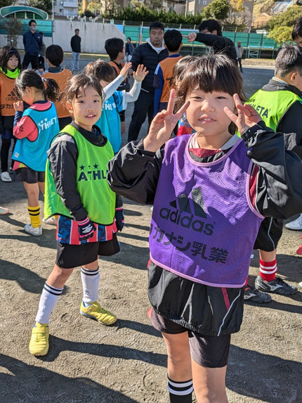 女の子も活躍できるチーム