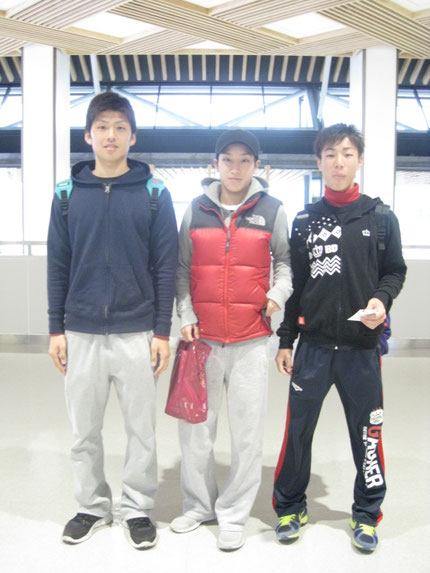 阪上弘一選手・西村純選手・廣田翔栄選手