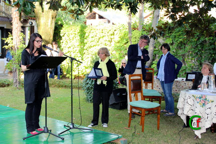  Elena Canone interpreta una poesia di Lidia Chiarelli (foto Cesare Dellafiore)