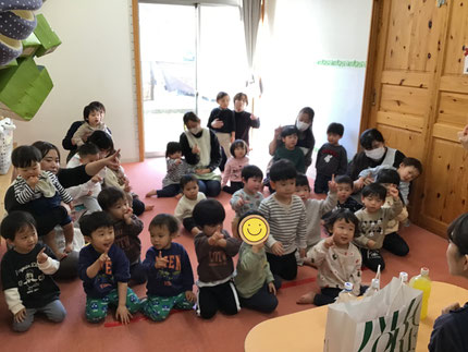 みんな一緒におまじないの言葉を唱えながら、楽しそうに見ていましたよ！！