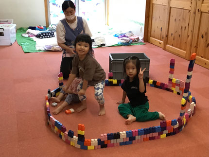 大きな大きなプールが出来ました！