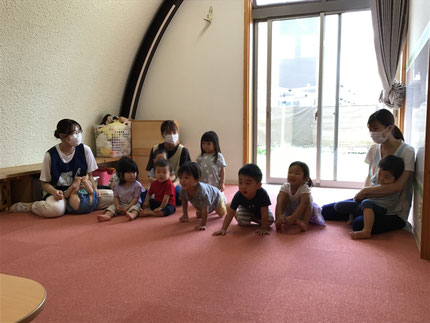 何の動物か分かると、身を乗り出して元気に答えてくれました。
