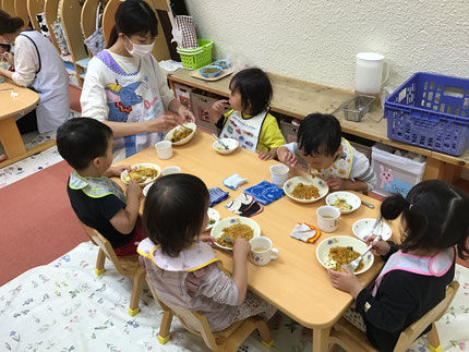 「お化けのチーズ可愛い！」と大興奮でした！