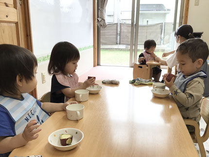 おかわりもたくさん食べていましたよ。