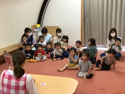 みんな楽しそうにみていました！