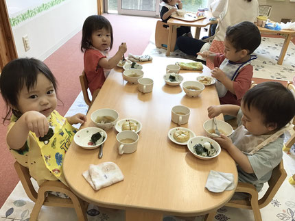 みんな美味しそうに食べていましたよ！