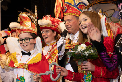Proklamation des Kinderprinzenpaares