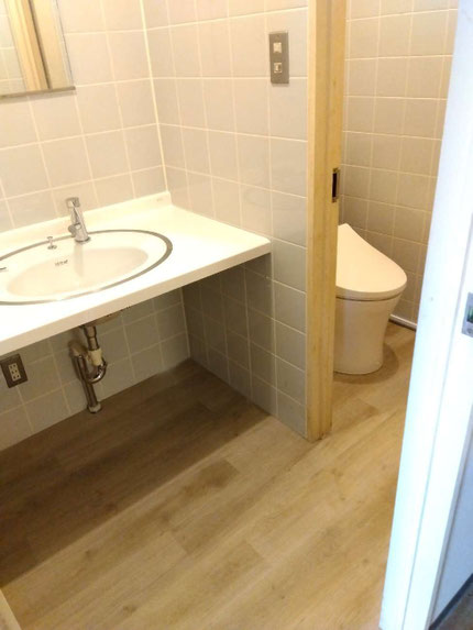 佐倉市 リフォーム スリーエイトホーム 洗面カウンター トイレリフォーム LIXIL TOTO