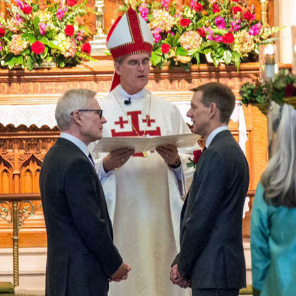 2014 - Charles marrying Christopher Wilson