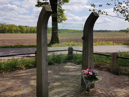 Monument ter herinnering aan kamp Landweer Elsloo