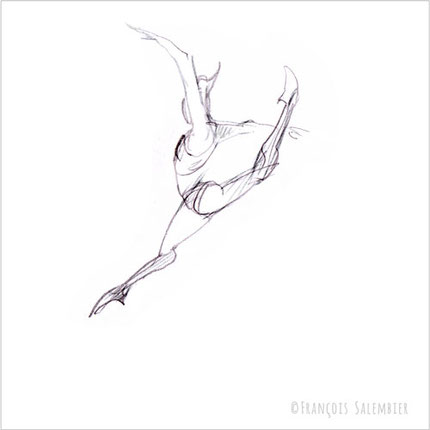 danseuse ballet-etoile-danseuse etoile-danse-danseuse -croquis-sketch