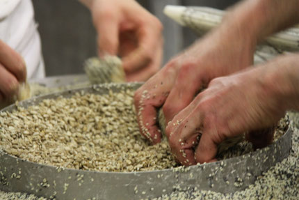 Bäckerei Küster Göttingen Brot Seligkeitsdinge Ur-Dinkel handgemacht Dinkelbrot Dinkelmehl Steinofenbrot