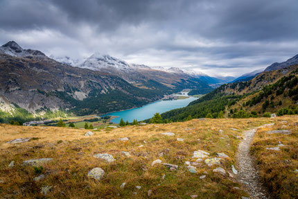 Aussicht Richtung Silvaplanersee