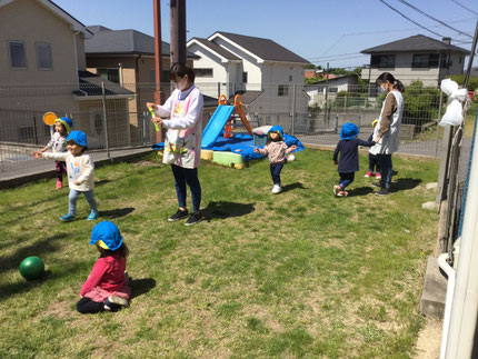 　みんな、楽しそうに遊んでいました。