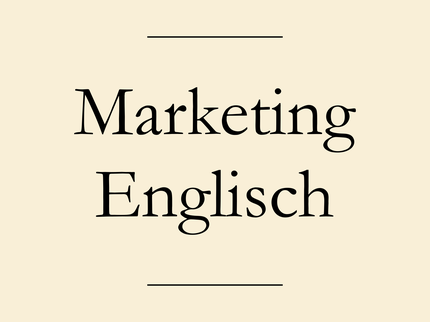 Marketing Englisch