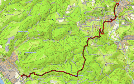 GPXTrack 16. Etappe WW-Steig