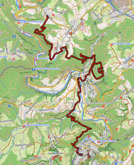 GPXTrack 15. Etappe WW-Steig