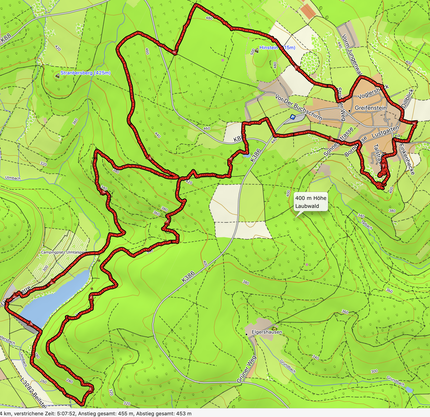 GPXTrack Greifenstein Wanderung