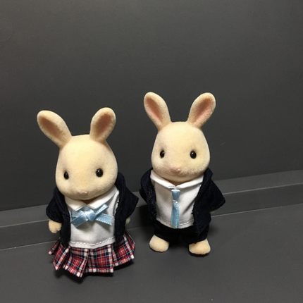 シルバニア用 学生服 - lemole ビーズ＆ドール服