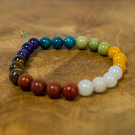 bracelet 7 chakras pierres naturelles site alain rivera rochefort - la rochelle