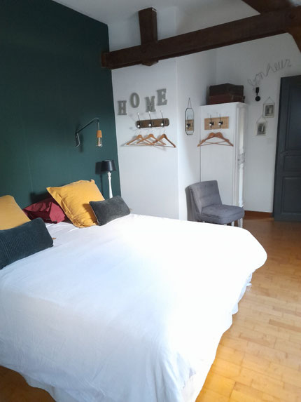 Salle de bain chambre bleue