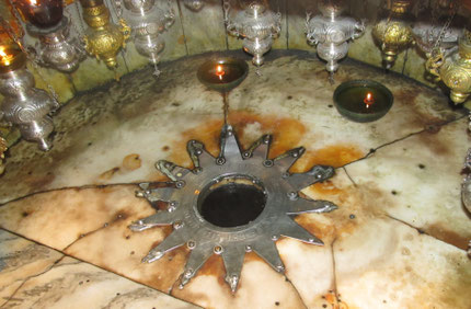 Bethlehem Star points out the place of birth of Christ
