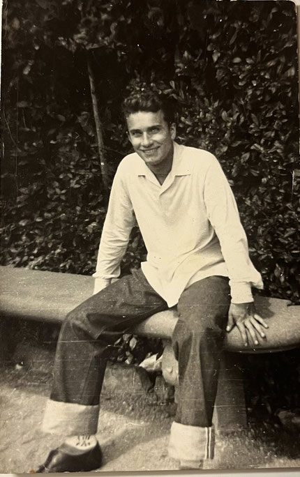 Nella foto un giovanissimo Franco Ludovisi (da Simona Ludovisi)