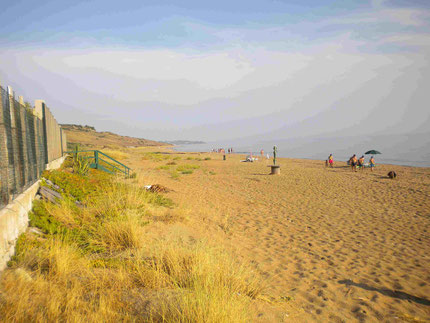 Strand des Campingplatzes bei Menfi