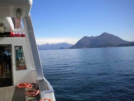 Inselfahrt mit dem Schiff am Lago Maggiore