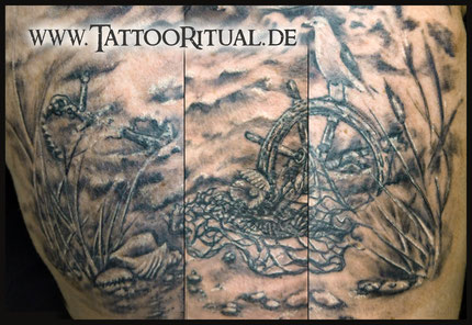 Tattoo Steuerrad, Tattoo Rostock, TattooRitual