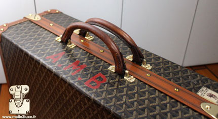 poignée parfaite pour valise de luxe Goyard