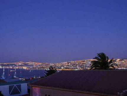 Valparaiso at night