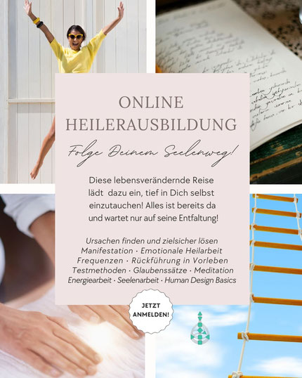 Online Heilerausbildung beginn 10.9.2025