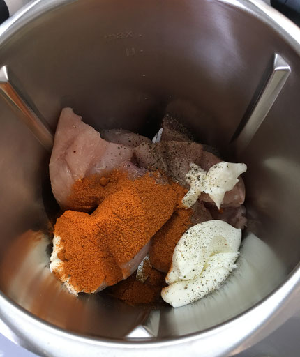 Hähnchenfleisch im Thermomix