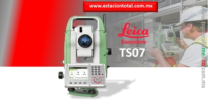 leica ts07 equipo topografico estacion total