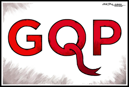 "Grand Old Q-Anon Party", by JD. Crowe