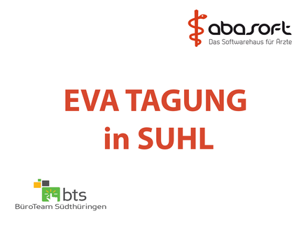 abasoft EVA Praxissoftware EVA Tagung Suhl Büroteam Südthüringen