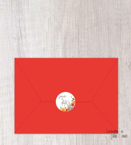 Save the date mariage gif animé-Save the date mariage virtuel-Save the date mariage digital-Save the date mariage numérique animé-à envoyer via les réseaux sociaux-whatsapp-facebook-messenger-mms--fleur coloré-citron-orange-agrume-fruits-eucalyptus-