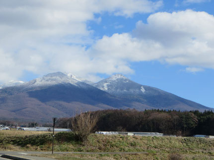 20181125　西岳・編笠山を望む