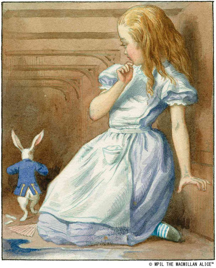 『不思議の国のアリス』挿絵　ハリー・シーカー/彩色（ジョン・テニエル原画）（1911年）   © MPIL THE MACMILLAN ALICE™