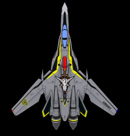 VF-25S(オズマ機)制作中